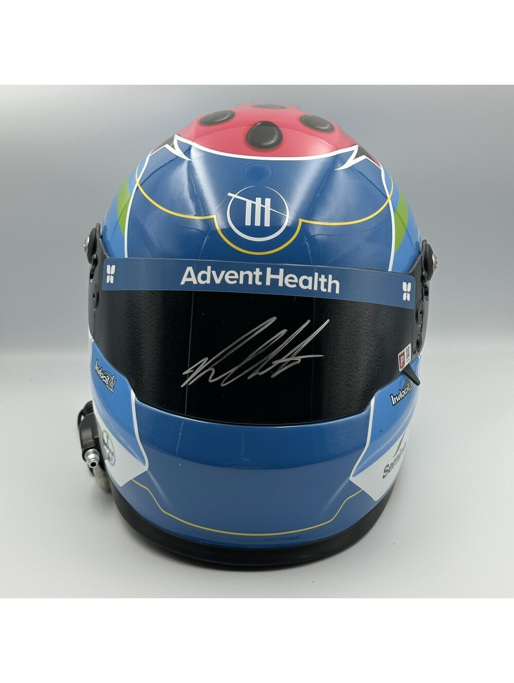 Ross Chastain Signed Full-Size Replica NASCAR Advent Health Helmet Melon Man